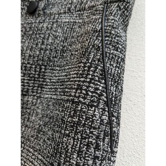 Women’s Dress Pants Contempo Skinny Pull On Black/White Abstract Size Small - Picture 4 of 6